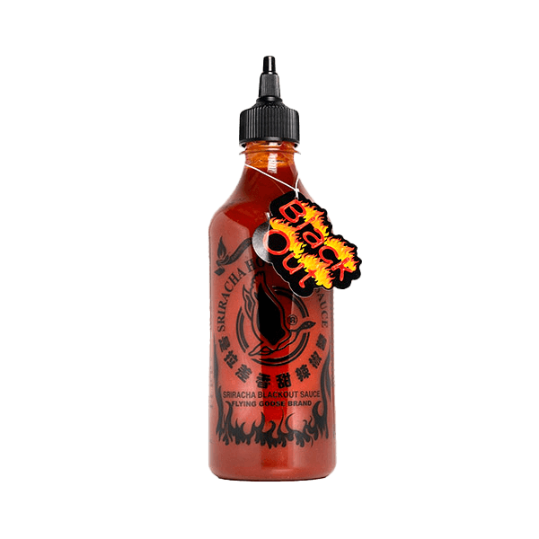 Flying Goose sriracha black out super hot chilikastike 455ml