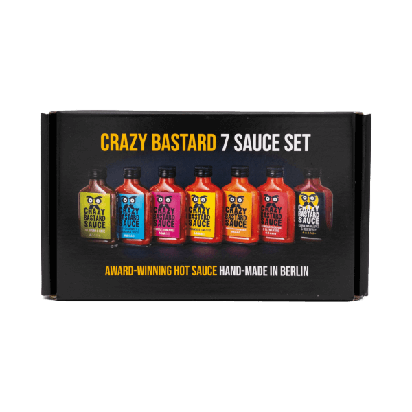 Crazy Bastard Classics 7x100ml sauce set