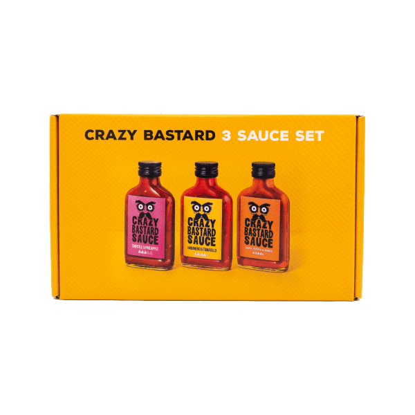 Crazy Bastard 3x100ml sauce set
