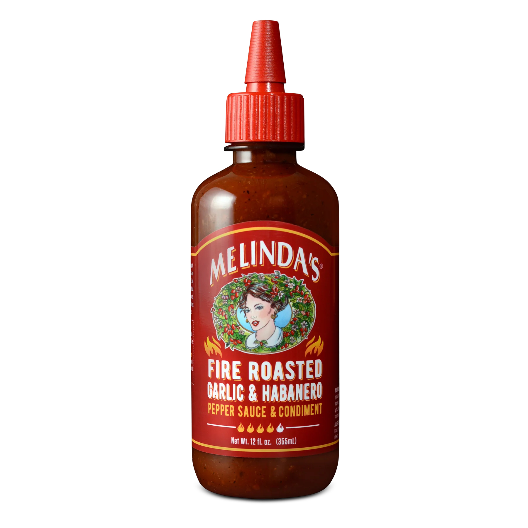 Melinda’s Fire Roasted Garlic Habanero Pepper Sauce 355ml