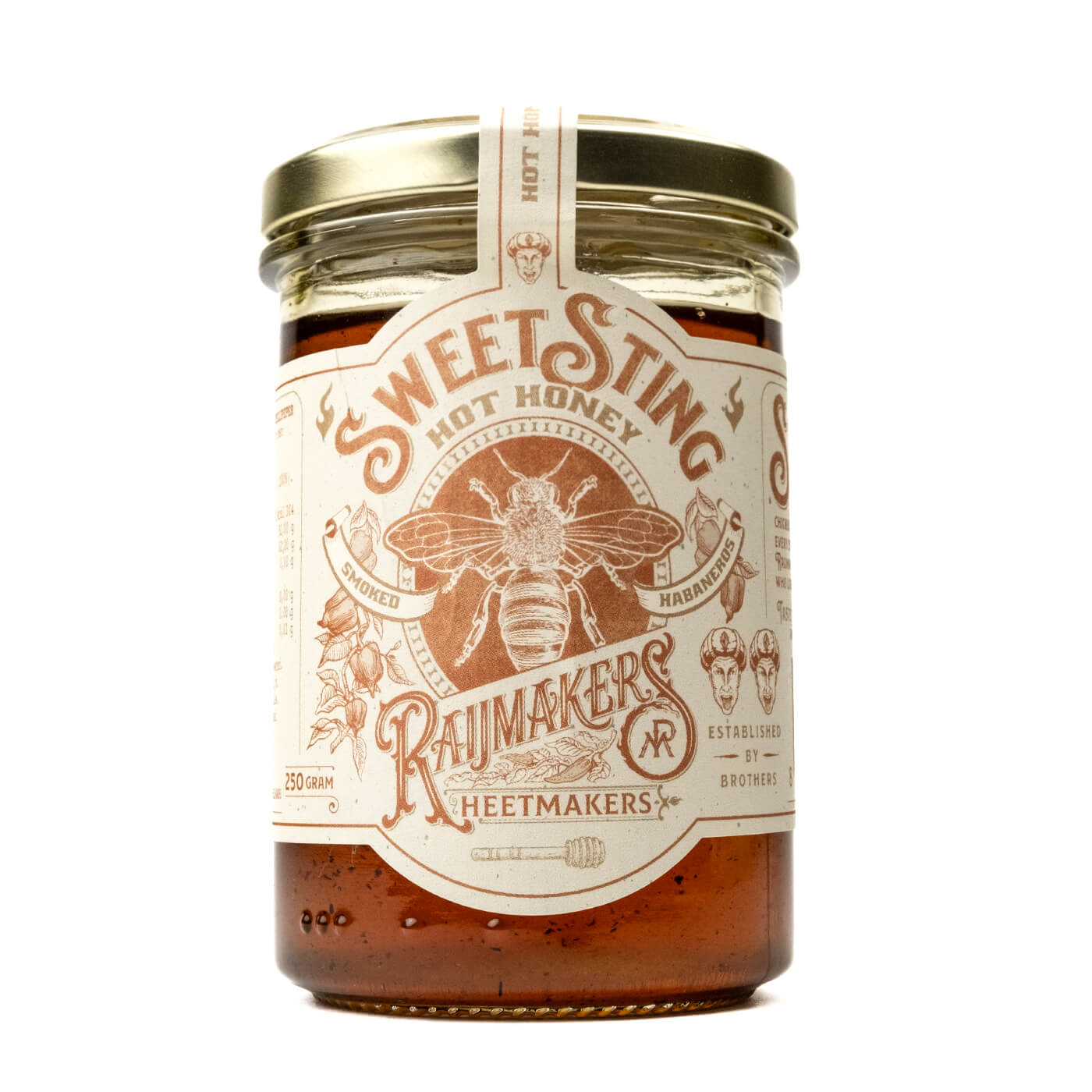 Raijmakers Heetmakers Sweet Sting Smoked Habanero Hot Honey 250g